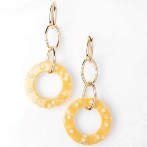 Plunder Gold Yellow Taylor Earrings